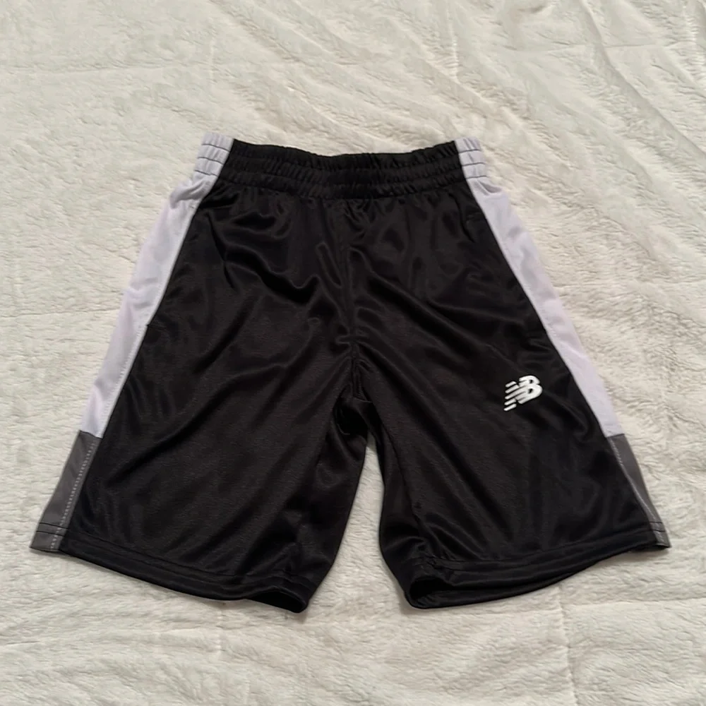 New Balance | black workout shorts | size 8